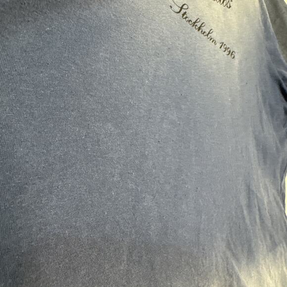 Acne Studios Layered T-shirt Style Dress In Navy Cotton XS-S - Picture 9 of 15